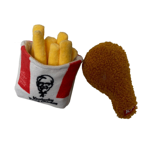 [E33229] ETHICAL/SPOT KFC Plush Fries & Drumette 2pk