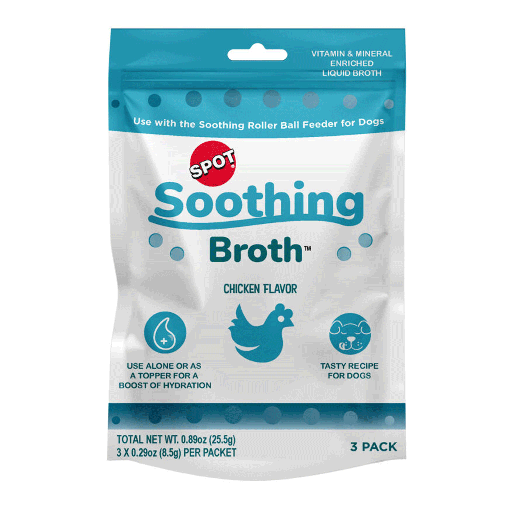 [E54969] ETHICAL/SPOT Dog Broth Chicken Flavor 3pk