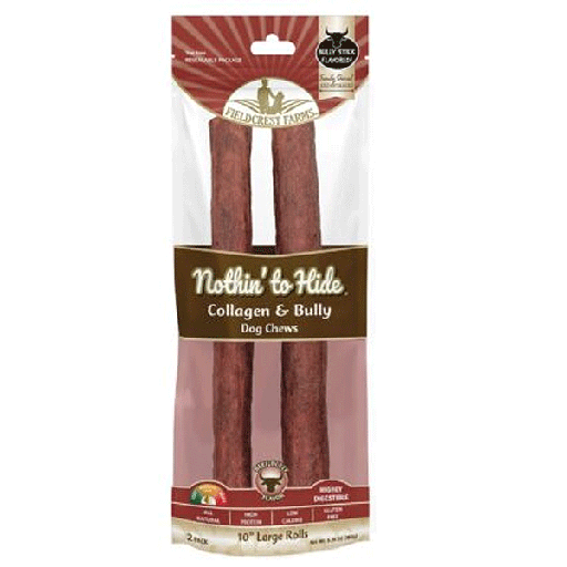 [FF63521] FIELDCREST FARMS Nothin' To Hide Bully Roll Large 10" 2pk