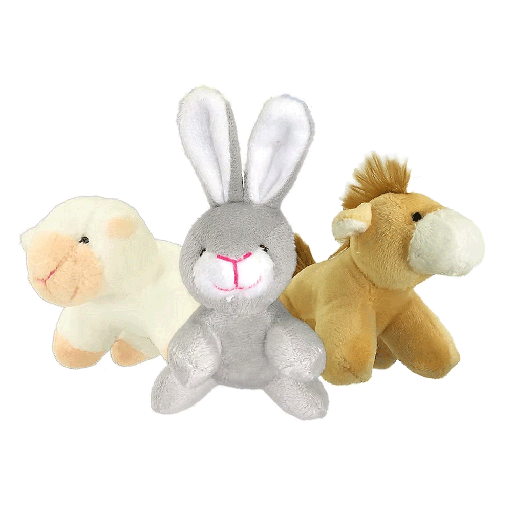 [PS20450] PETSPORT Tiny Tots Barn Buddies 3" asst