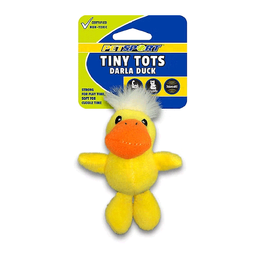 [PS20458] PETSPORT Tiny Tots Nuzzle Buddy Darla Duck 4"