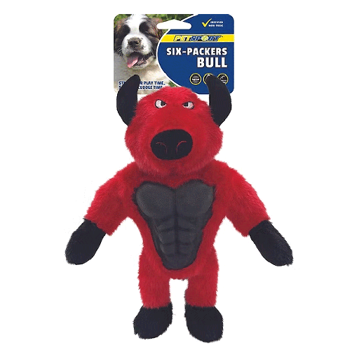 [PS20637] PETSPORT Six-Packers Bull 12.6"