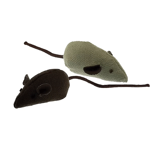 [PS70140] PETSPORT Earth Mice 5" 2pk