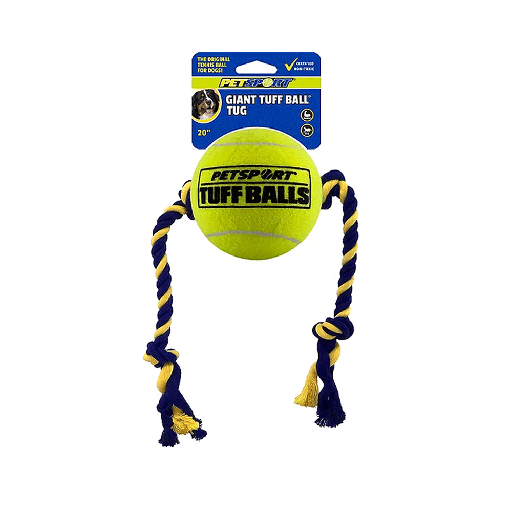 [PS70155] PETSPORT Giant Tuff Ball Tug 20" Rope w/ 4" Ball