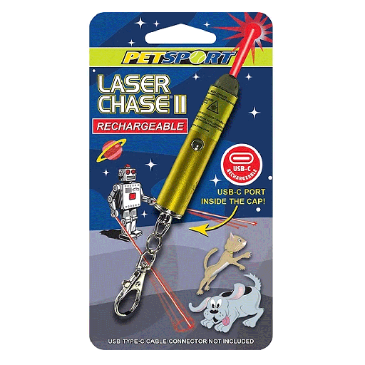 [PS90010] PETSPORT Laser Chase II 5mW Class 3R 4"