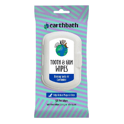[EB02821] EARTHBATH Tooth & Gum Wipes 50ct