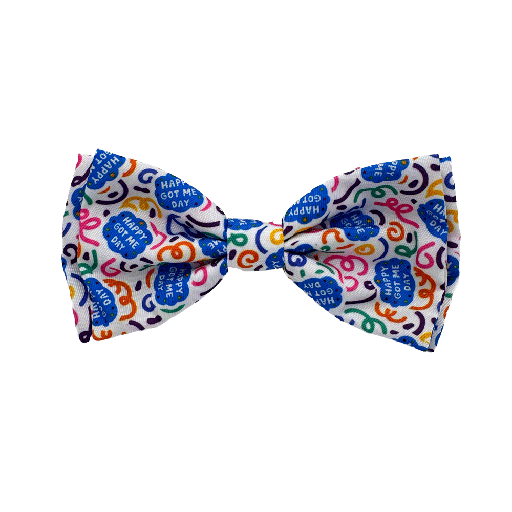 [HK52042] HUXLEY & KENT Bow Tie Happy Got Me Day S