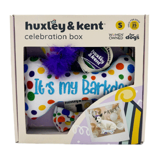 [HK73001] HUXLEY & KENT Dog Celebration Box Happy Barkday S