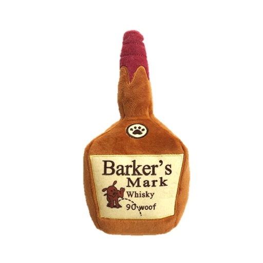[HK60155] HUXLEY & KENT Dog Power Plush Barker's Mark S