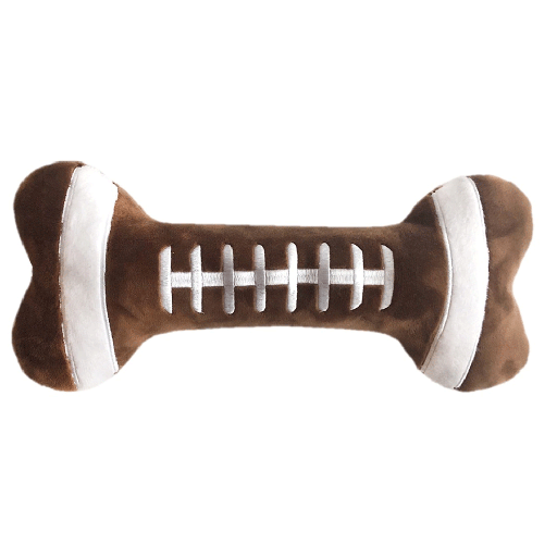 [HK60218] HUXLEY & KENT Dog Power Plush Football Bone L