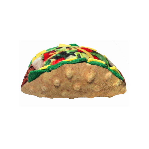 [HK60254] HUXLEY & KENT Dog Power Plush Taco Tuesday S