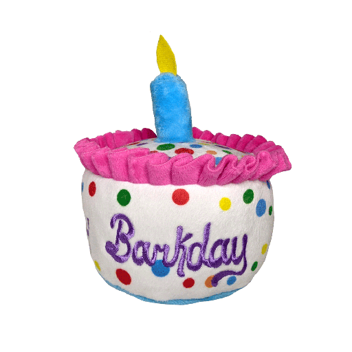 [HK60330] HUXLEY & KENT Dog Power Plush Happy Barkday Cake S