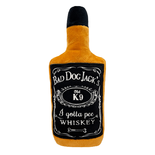[HK60502] HUXLEY & KENT Dog Power Plush Bad Dog Jack's Whiskey L