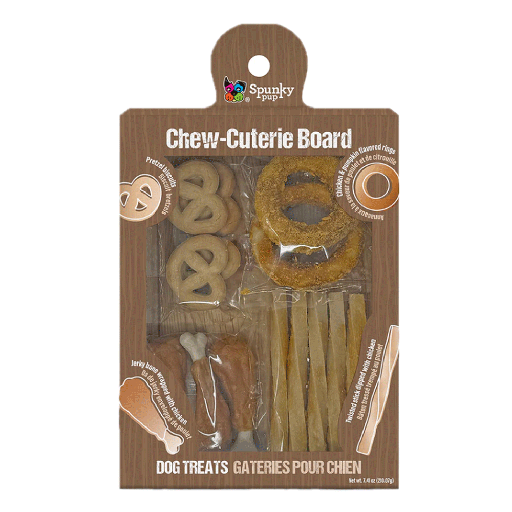 [SKP12184] SPUNKY PUP Chew-Cuterie Savory Snacker