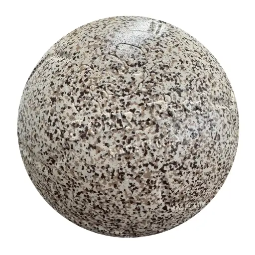 [JP82113] JOLLYPET Soccer Ball 8" Creme/Black Sprinkle L