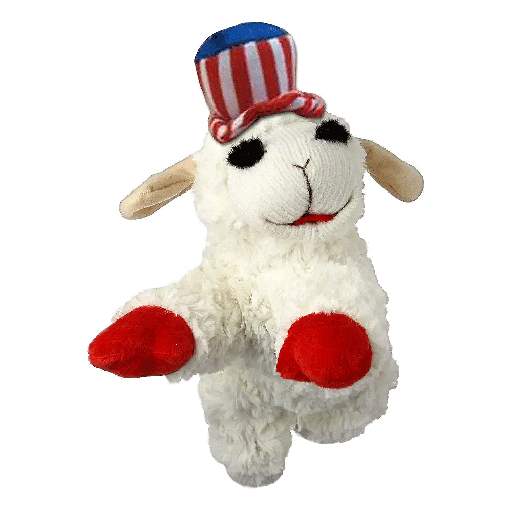 [MPH48451] MULTIPET Lamb Chop w/Uncle Sam Hat 6"