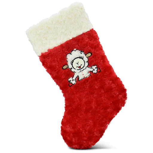 [MPH17495] MULTIPET Holiday Lambchop Stocking 17"