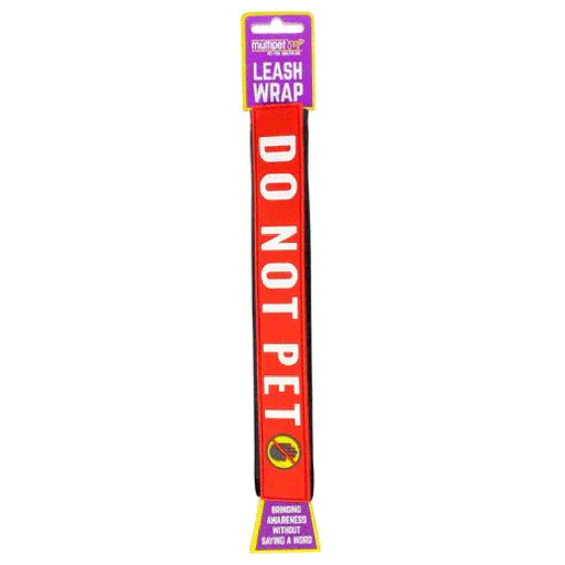 [MP90603] MULTIPET Leash Wrap "Do Not Pet"