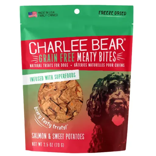 [CB00636] CHARLEE BEAR Meaty Bites Salmon w/Sweet Potatoes 2.25oz