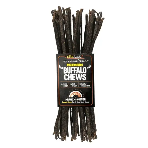 [TP00725] ETTA SAYS Premium Crunchy Chews - Buffalo - 3ft 18ct Bulk
