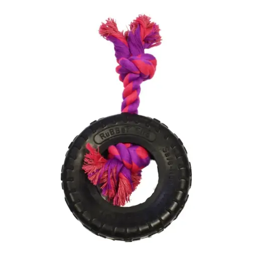 [APP33356] AMAZING PET Tire w/Rope 5.5"