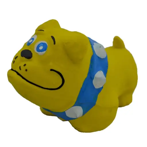 [APP52033] AMAZING PET Latex Bulldog 4.5" 