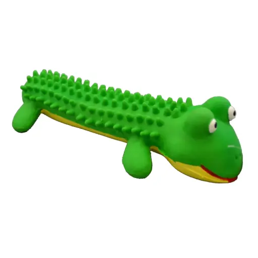 [APP52113] AMAZING PET Latex Shaggy Frog 6" 