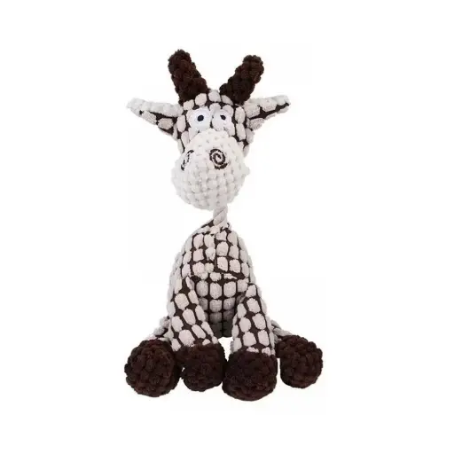 [APP58071] AMAZING PET Plush Cow w/Rope Neck 11"