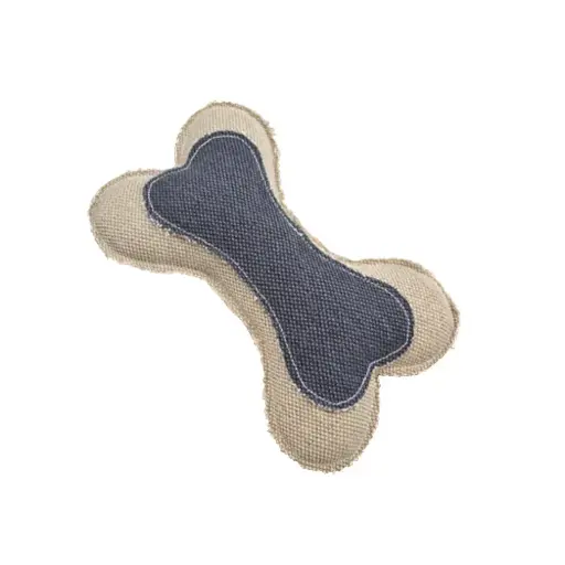 [APP58604] AMAZING PET Canvas Tuff Bone 6.25" 