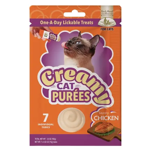 [FF07335] FIELDCREST FARMS Cat Purees Chicken 7 ct 