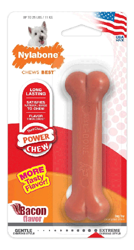 [NB102P] NYLABONE DuraChew Bacon Bone Regular