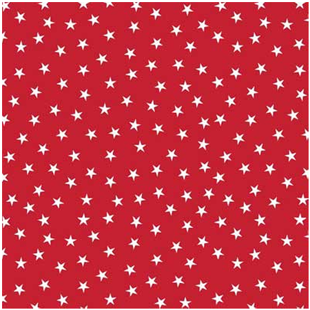 [BAN325] BANDANNA Twinkle Stars Red 12pk
