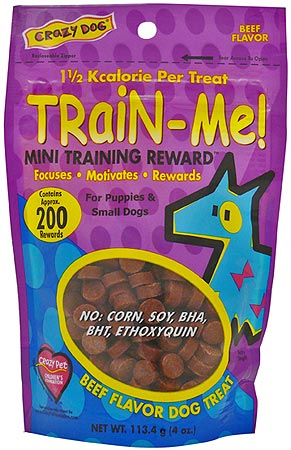 [CL89304] CRAZY PET Train-Me! Treats Beef 4oz Mini