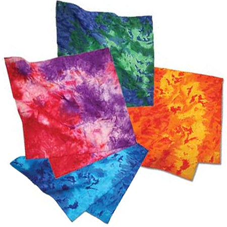 [BAN022] BANDANNA Tye Dye Assorted 12pk