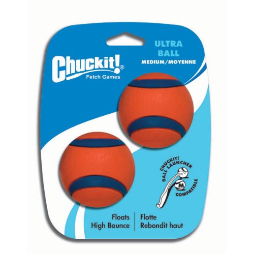 [PMT17001] CHUCKIT Ultra Ball 2pk 2.5" M