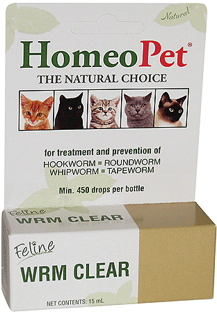 [HP04730] HOMEOPET Feline Worm Clear 15ml