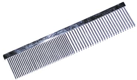 [LB26050] OMNI Flat Steel Comb - Long Hair